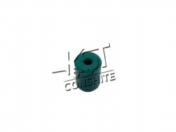 Balance wheel shock absorber elastic element